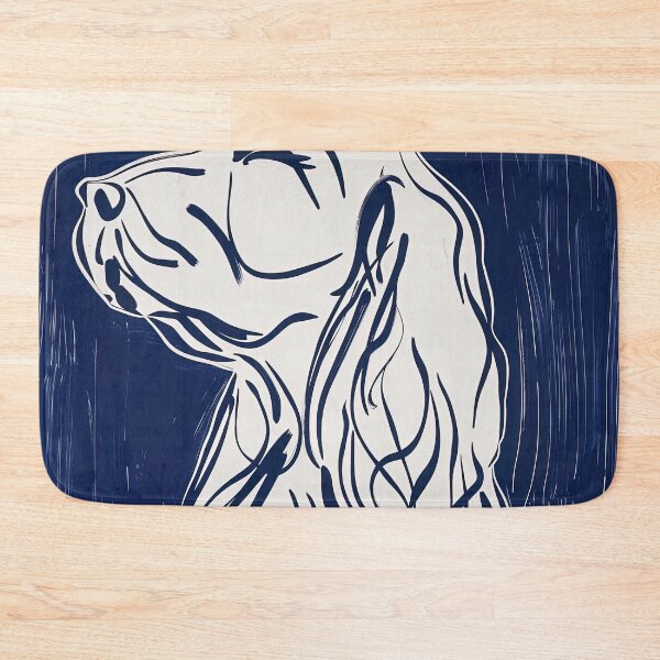 Item preview, Cocker Spaniel - Blue Abstract Art designed and sold by shadow-bloom.