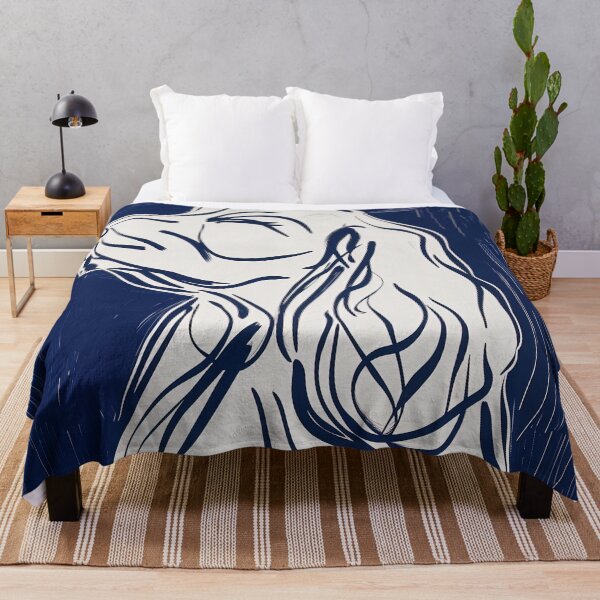 Item preview, Cocker Spaniel - Blue Abstract Art designed and sold by shadow-bloom.