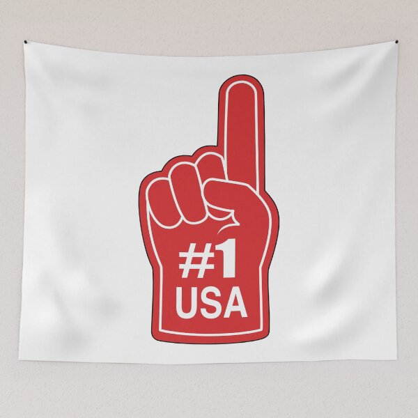 Item preview, Red Number One USA Foam Finger designed and sold by Anne97s.