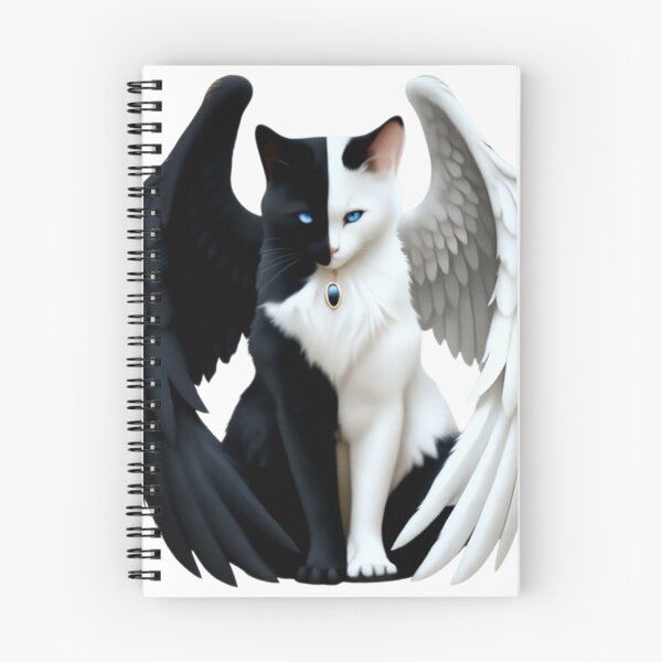 Item preview, Yin Yang Angel Devil Cat T-Shirt designed and sold by IMOBILYARI.