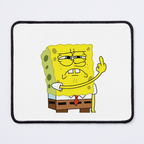 Item preview, Spongebob Meme Middle Finger designed and sold by lunacarmel.