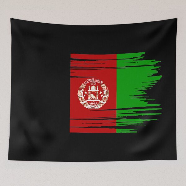 Aperçu de l'œuvre Drapeau de l'Afghanistan en détresse AF créée et vendue par shitpostee.