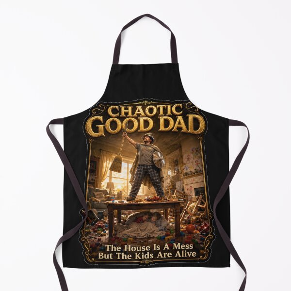 Item preview, Chaotic Good Dad Knight The House Is A Mess But The Kids Are Alive Epic Realistic Dad Gift designed and sold by Nightarel.