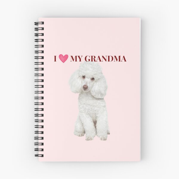 Item preview, I Love My Grandma Cute Poodle Dog Gift designed and sold by chaos-and-curls.