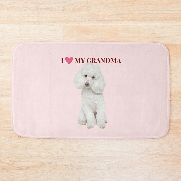 Item preview, I Love My Grandma Cute Poodle Dog Gift designed and sold by chaos-and-curls.