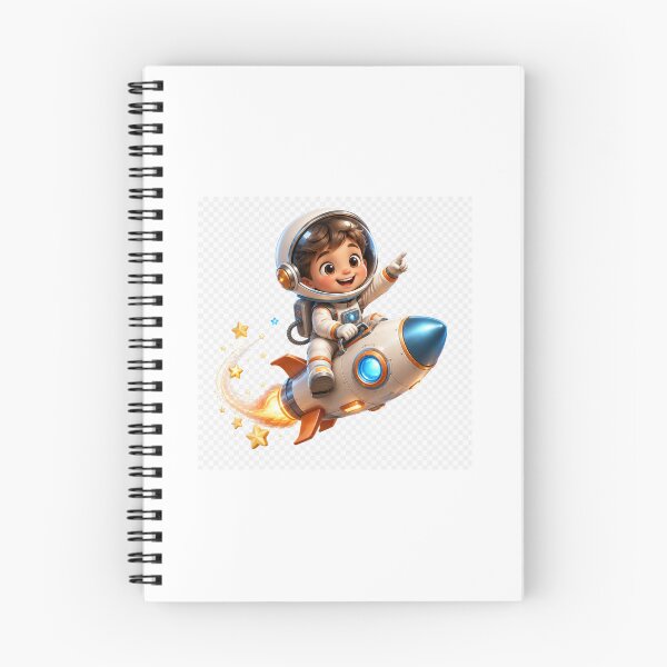Item preview, Future Space Explorer Cute Astronaut on Rocket designed and sold by TaiwoDesigns.