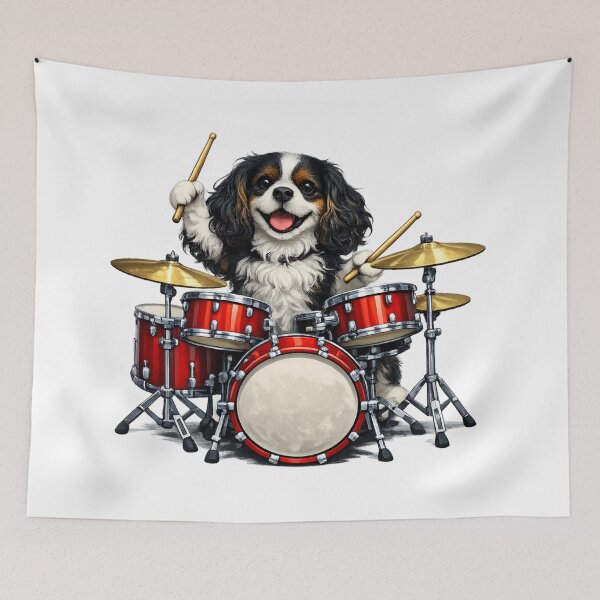 Item preview, Drum playing Tri Cavalier designed and sold by SpottyRainbow.