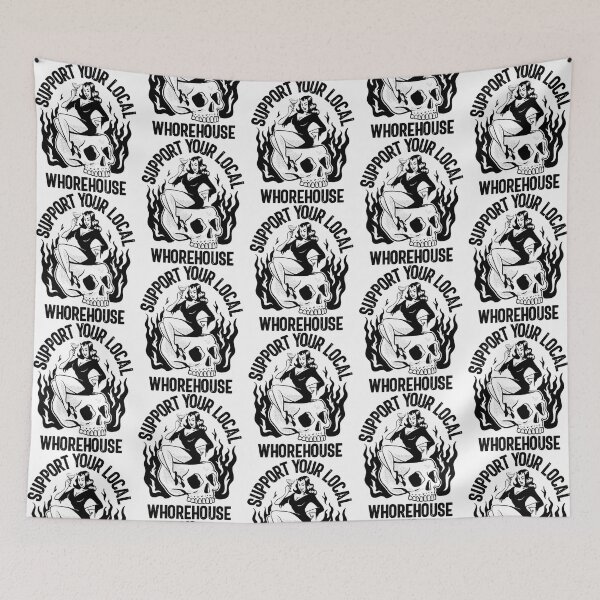 Item preview, Support Your Local Whorehouse Funny Men_S Humor Gear designed and sold by lunacarmel.
