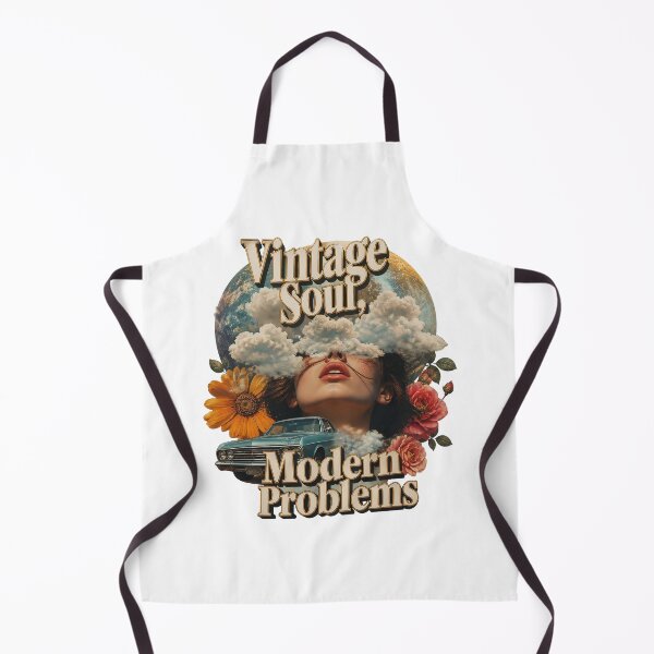 Item preview, Vintage Soul, Modern Problems – Retro Surreal Collage | Vintage Aesthetic Graphic Tee & Sticker designed and sold by KAM-KAM-STORE.