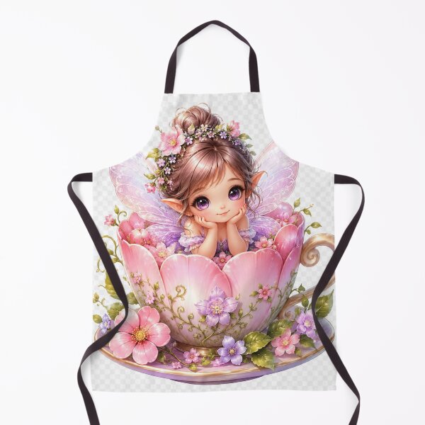 Item preview, Tiny Fairy in a Flower Cup – Cute Magical Garden Fairy Sticker designed and sold by Moonlight Studio.