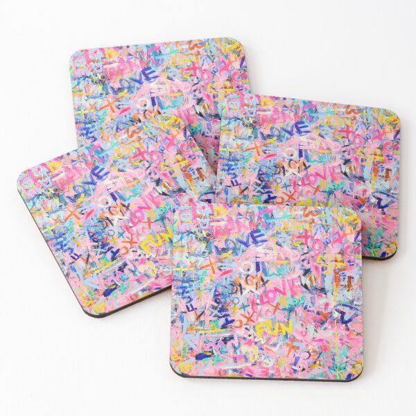 Item preview, Neon Graffiti Abstract Expressionism – Colorful Urban Mixed Media Art designed and sold by DZYONA.