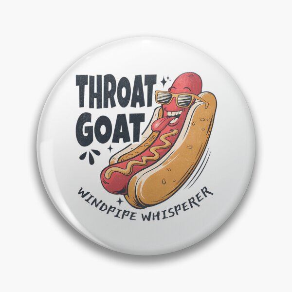 Item preview, Throat Goat - Hotdog designed and sold by lunacarmel.