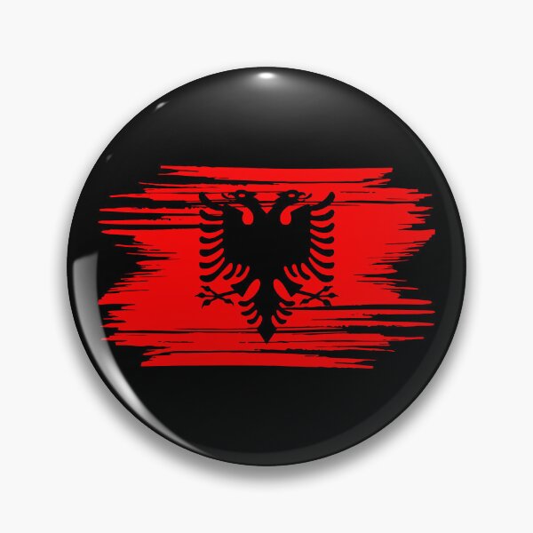Item preview, Distressed Albania Flag AL designed and sold by shitpostee.