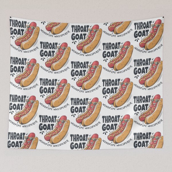 Item preview, Throat Goat - Hotdog designed and sold by lunacarmel.