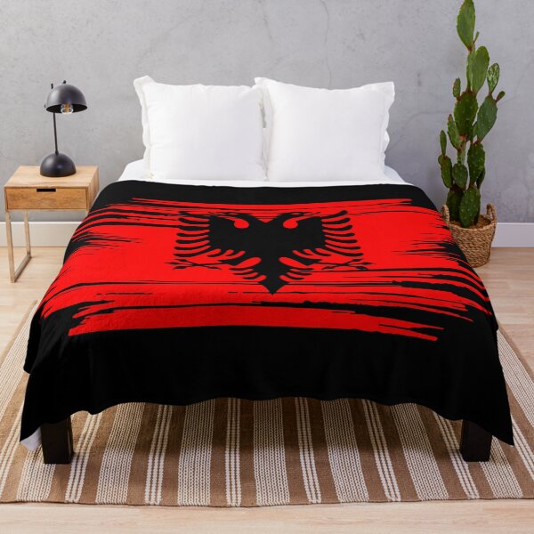 Item preview, Distressed Albania Flag AL designed and sold by shitpostee.
