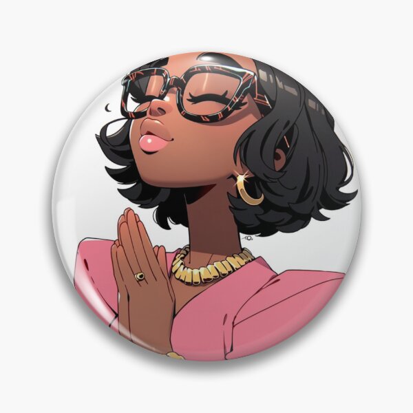Item preview, Faith Over Fear Black Girl Sticker | Praying Woman Die Cut Sticker | Cute Christian Planner, Bible & Laptop Decal designed and sold by overcomercrafts.