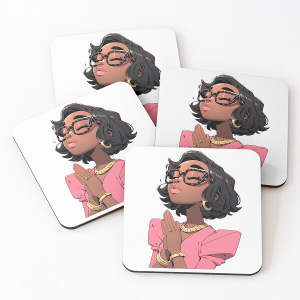 Item preview, Faith Over Fear Black Girl Sticker | Praying Woman Die Cut Sticker | Cute Christian Planner, Bible & Laptop Decal designed and sold by overcomercrafts.