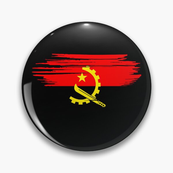 Item preview, Distressed Angola Flag AO designed and sold by shitpostee.