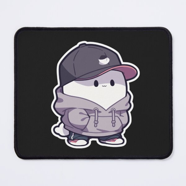 Item preview, Pixel art ghost in a hoodie designed and sold by NijiWorld.