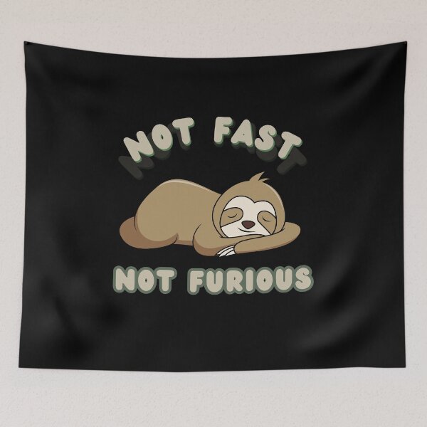 Item preview, Not Fast, Not Furious designed and sold by BlueprintBold.