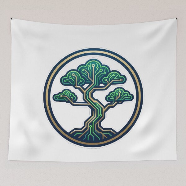 Item preview, Tree Nature Reading Space Bookworm Vintage Art designed and sold by ART ATTACK ZONE.