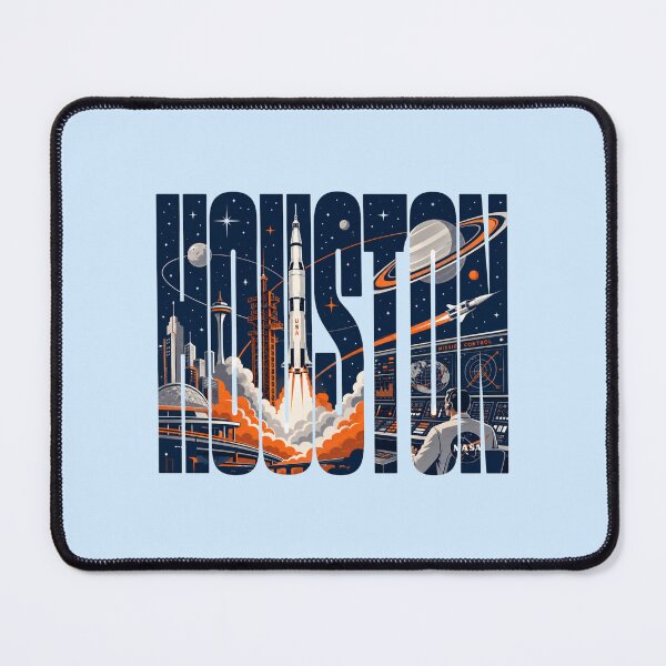 Item preview, Houston Space City Vintage NASA Graphic designed and sold by SimplyJasper.