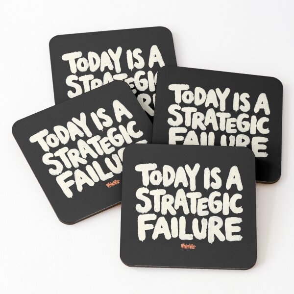 Item preview, Today Strategic Failure - WhimWiz Creative Lifestyle & Streetwear designed and sold by WhimWiz.