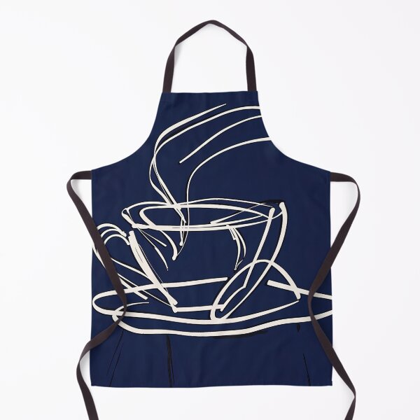 Item preview, Coffee - Blue Abstract Art designed and sold by shadow-bloom.