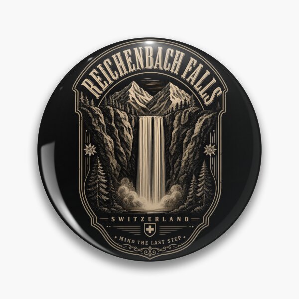 Item preview, Reichenbach Falls Vintage Travel designed and sold by WholeLifePress.