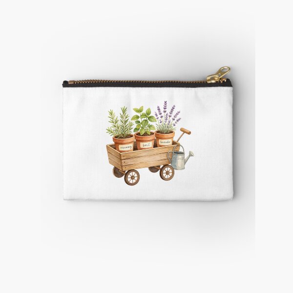 Item preview, Vintage Garden Cart Botanical Watercolor Illustration designed and sold by Spirit of Siam.
