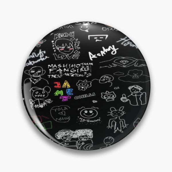 Item preview, The Wall of Collective Memories? Black and White Fan Art Doodles - Collage of Drawings and Names in Chalkboard Style designed and sold by RAYBIL.