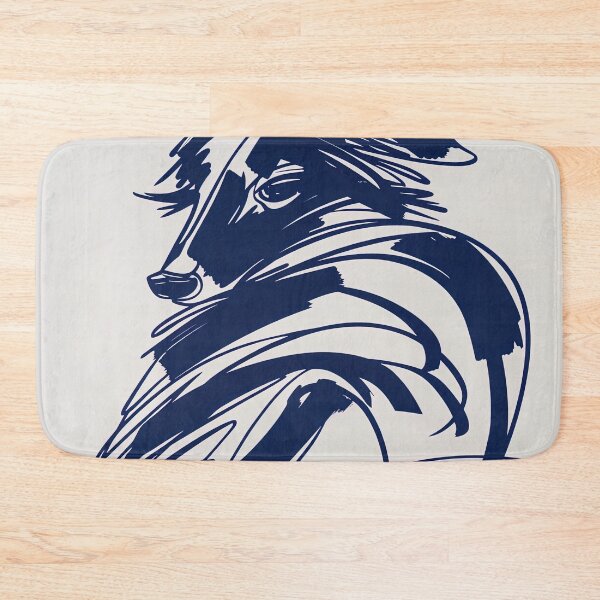 Item preview, Collie - Blue Abstract Art designed and sold by shadow-bloom.