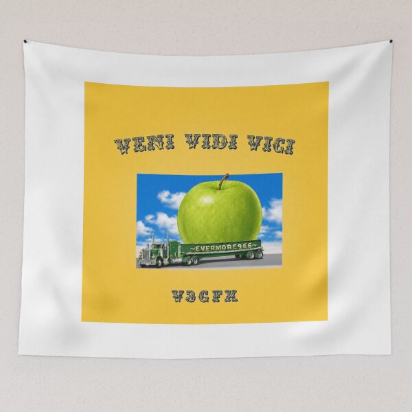 Item preview, GIANT GREEN APPLES, BLUE SKIES, CLASSIC 1974 KENWORTH W900A~VENI VIDI VICI~SAINT JOSEPH, MICHIGAN U.S.A. designed and sold by V3GFX.