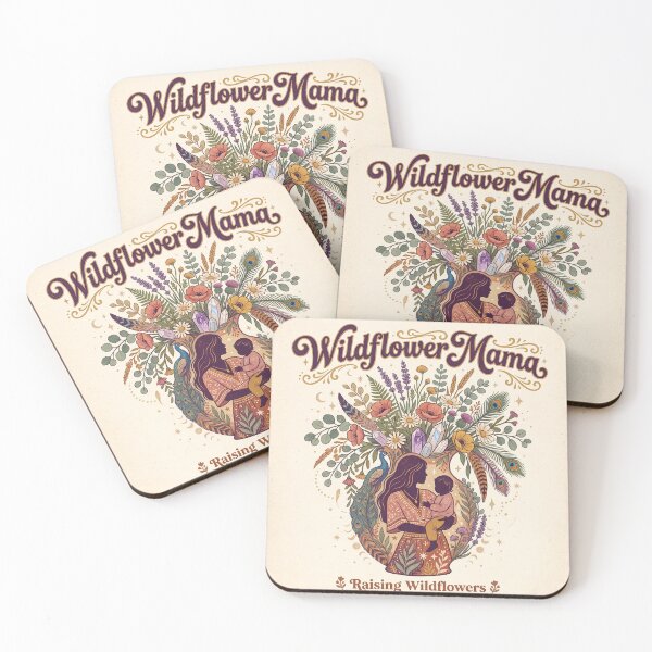 Item preview, Wildflower Mama Shirt – Boho Mother Child Silhouette Raising Wildflowers Tee designed and sold by DmaarGroup.