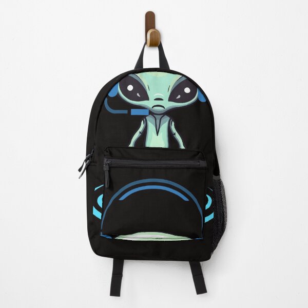 Item preview, Cute Alien Listening to Music - Lofi Space Gamer designed and sold by DesignElmissaoui.