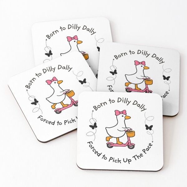 Item preview, Born To Dilly Dally Silly Goose Kawaii Duck designed and sold by happiecatstore.
