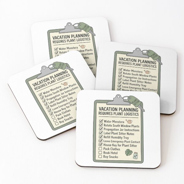 Item preview, Vacation Planning Requires Plant Logistics designed and sold by Northbound Press.