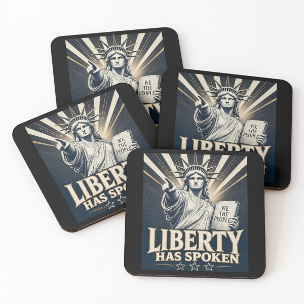 Item preview, Liberty Has Spoken Patriotic USA designed and sold by CutOutIdols.