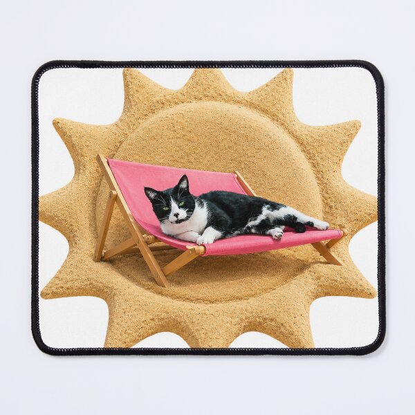 Item preview, Relaxing Cat – Enjoying the Sun designed and sold by Les Pics'n'Pop de Lara.