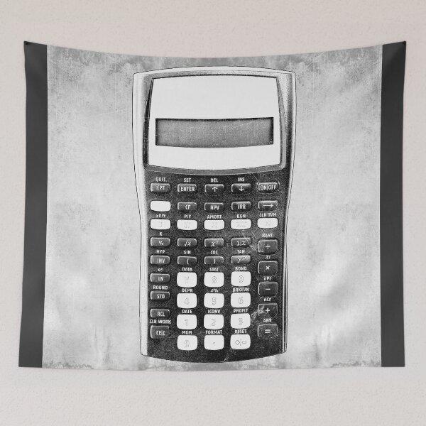Item preview, Vintage Financial Calculator Dark Analog Tech designed and sold by Ghoul Enterprises.