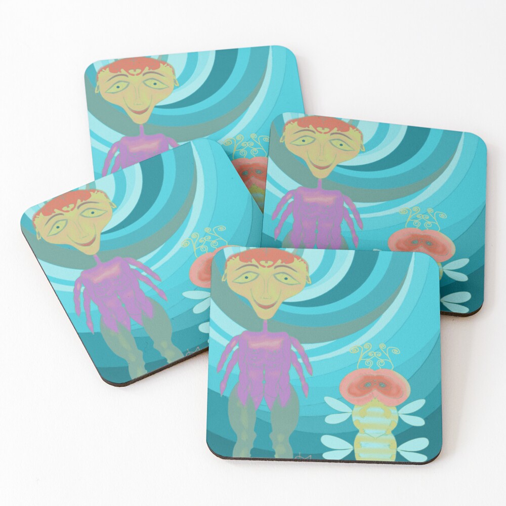 Item preview, Coasters (Set of 4) designed and sold by PsychoVortex.