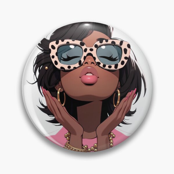 Item preview, Blessed & Highly Favored Sticker | Praying Black Girl | Faith Die Cut Decal for Bible, Planner & Water Bottle designed and sold by overcomercrafts.