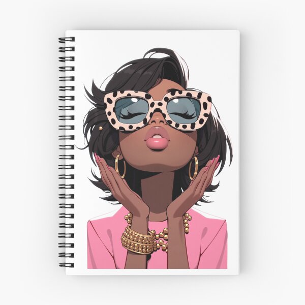 Item preview, Blessed & Highly Favored Sticker | Praying Black Girl | Faith Die Cut Decal for Bible, Planner & Water Bottle designed and sold by overcomercrafts.