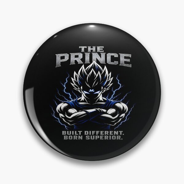 Item preview, The Prince-D.B.Z Vegeta- Built Different -Born Superior -Blue Lightning Aesthetic Design designed and sold by Trinidesigns123.