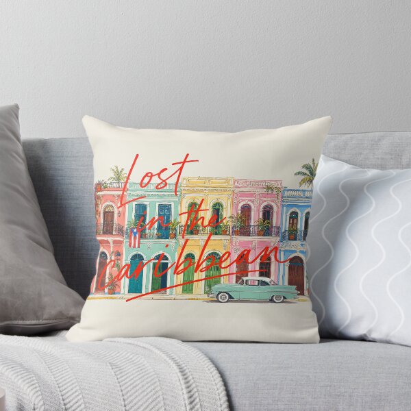 Item preview, Lost in the Caribbean Vintage Tropical Travel Poster designed and sold by Islabonita..