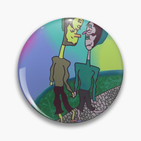 Item preview, Abstract Couple Walking on Cobblestone Path designed and sold by PsychoVortex.