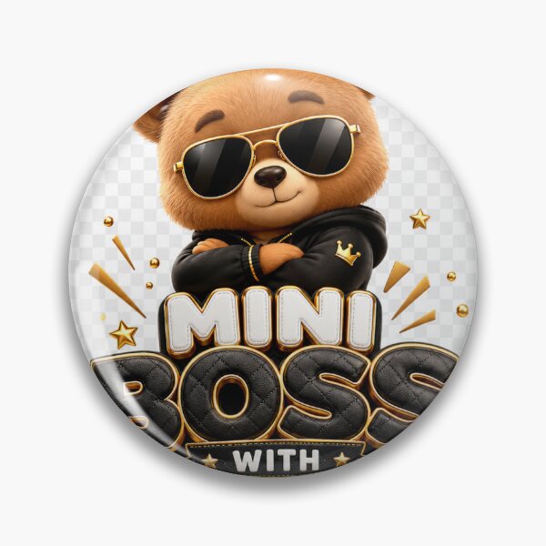 Item preview, Mini Boss With Big Dreams Baby Bear designed and sold by TaiwoDesigns.