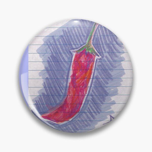 Item preview, Chili Pepper sticker hand drawn designed and sold by queerolive.