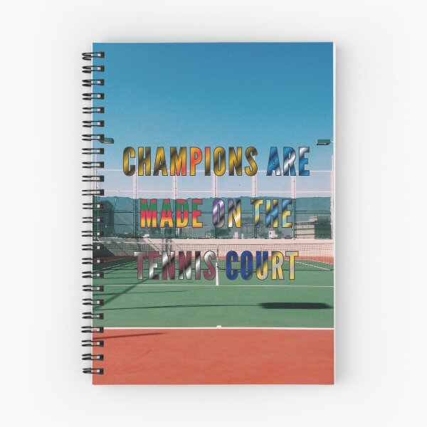 Item preview, Champions are Made on the Tennis Court #3 designed and sold by Holy JM Designs.