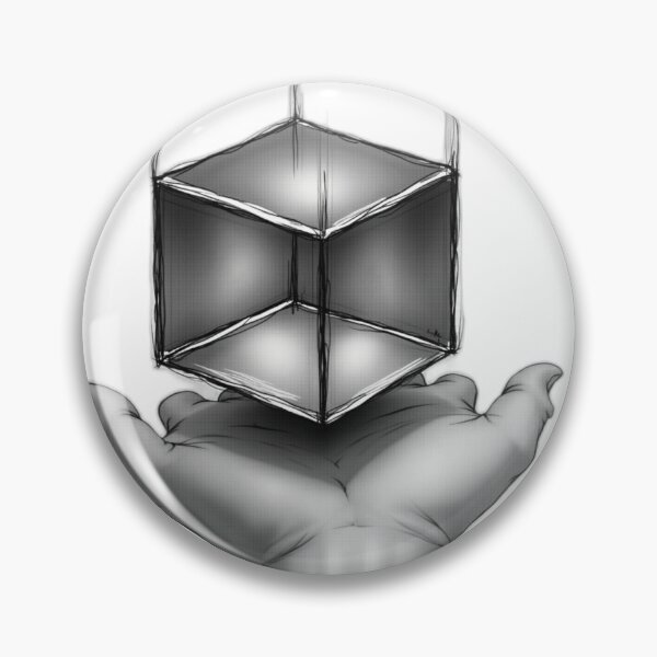 Item preview, Hand Holding a Transparent Cube Wall Art designed and sold by Qubivibe.